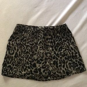 Cheetah Print Mini Skirt